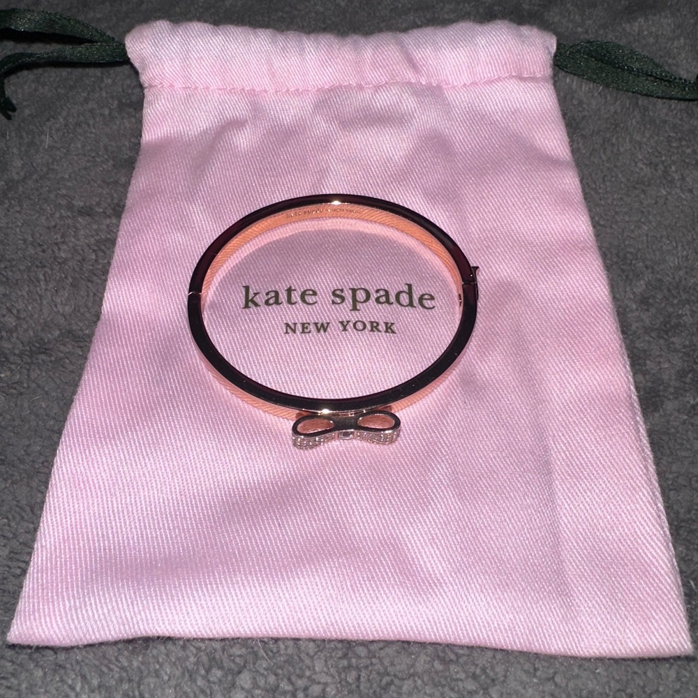 Kate Spade Rose Gold Bow Bracelet